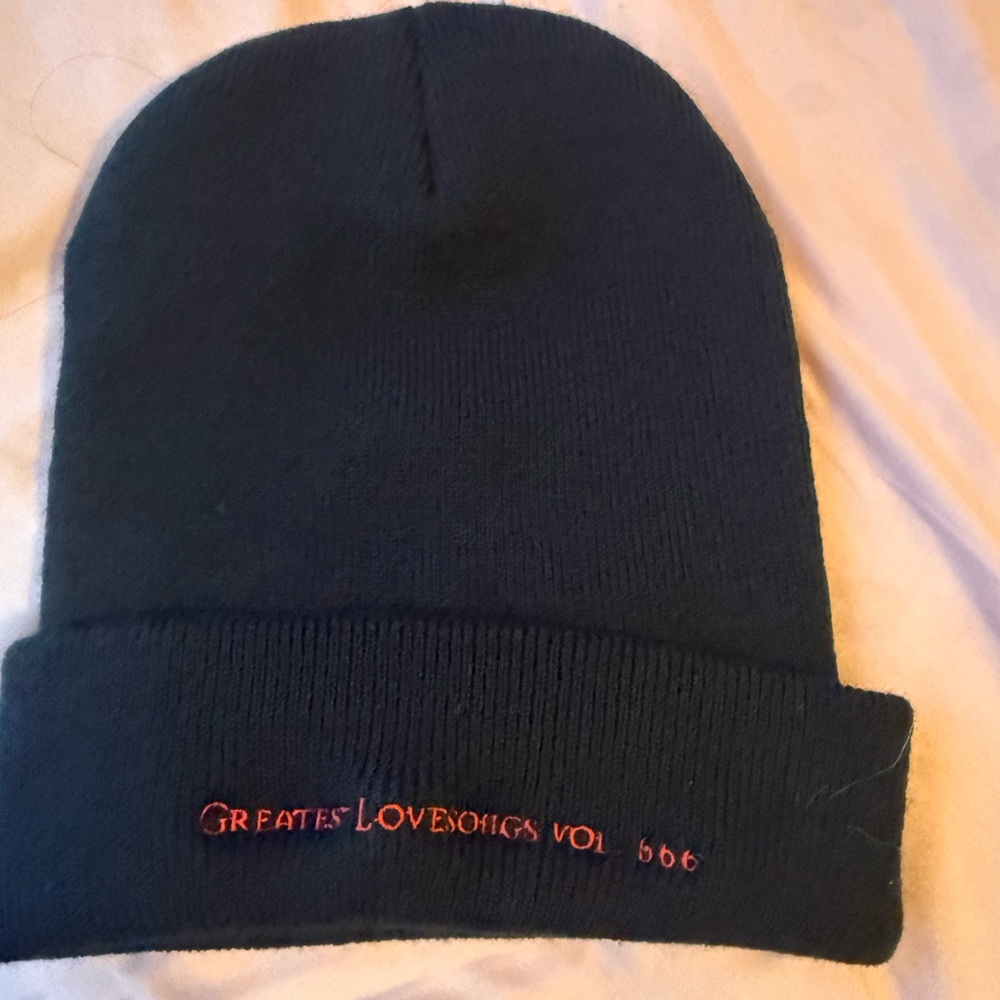 Greatest lovesongs vol 666 beanie